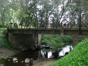 Liaudė. Senasis tiltas Paberžėje