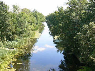 King Wilhelm channel at Kiosiai village