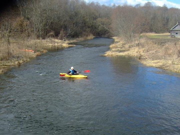 The river Musia near its mouth