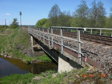 Geležinkelio tiltas per Pateklą ties Dumytrais