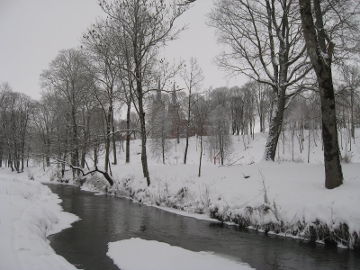 The river Salantas at Salantai town