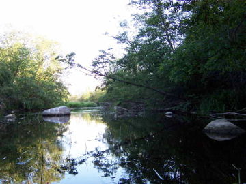 The river Susve at Barkuniskis village