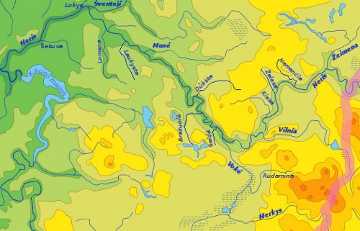 Neries baseino upės Neries baseino upės