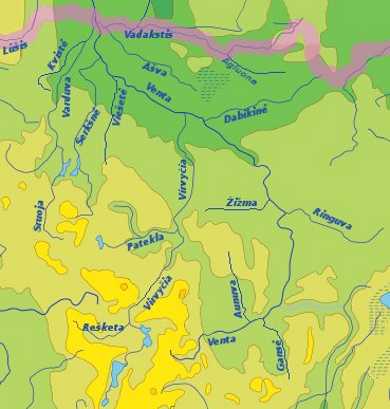 The river Venta basin